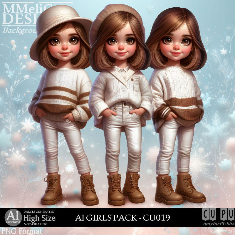 (image for) AI - GIRLS PACK CU019 (CU4PU/PNG)